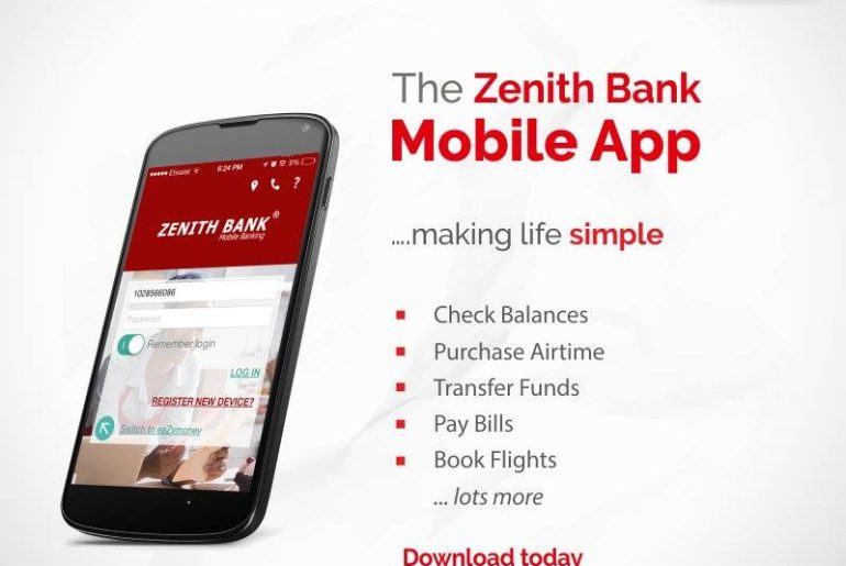 zenith bank app